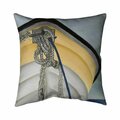 Fondo 20 x 20 in. The Yellow Boat-Double Sided Print Indoor Pillow FO2773791